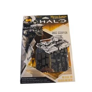 Metal Earth Halo UNSC Scorpion Brand New 3D Model Kit No Glue Or Solder Required